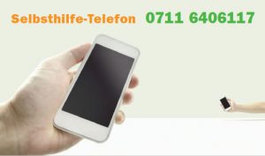 Bild: Selbsthilfe Telefonnummer 0711 6406117