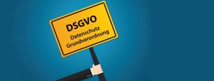 Bild: Banner Datenschutzgrundverordnung 2018
