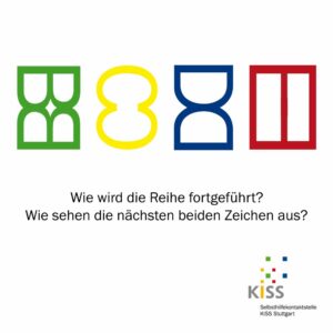 Bild: bunte Formen hintereinander