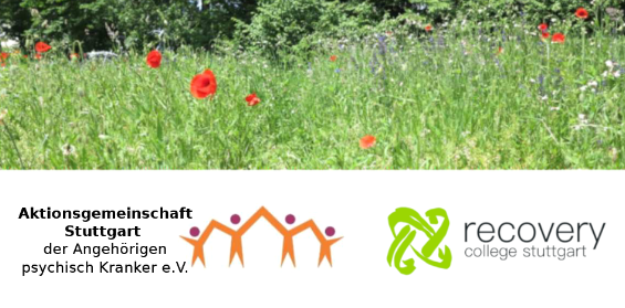 Bild: Logo Aktionsgemeinschaft und recovery college